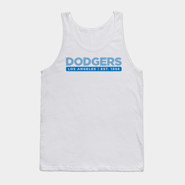 Dodgers #1 Tank Top by HooPet